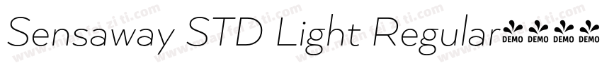 Sensaway STD Light Regular字体转换